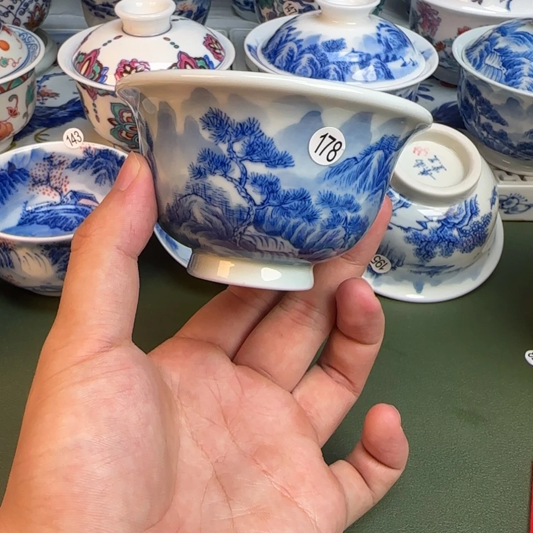 彦祖纯手工手绘茶具178