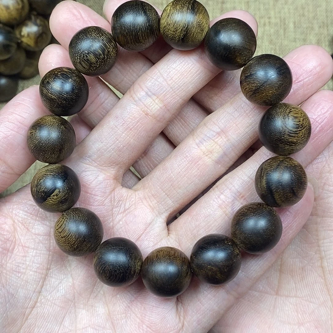 沉香手串用***晏越南芽庄白棋楠