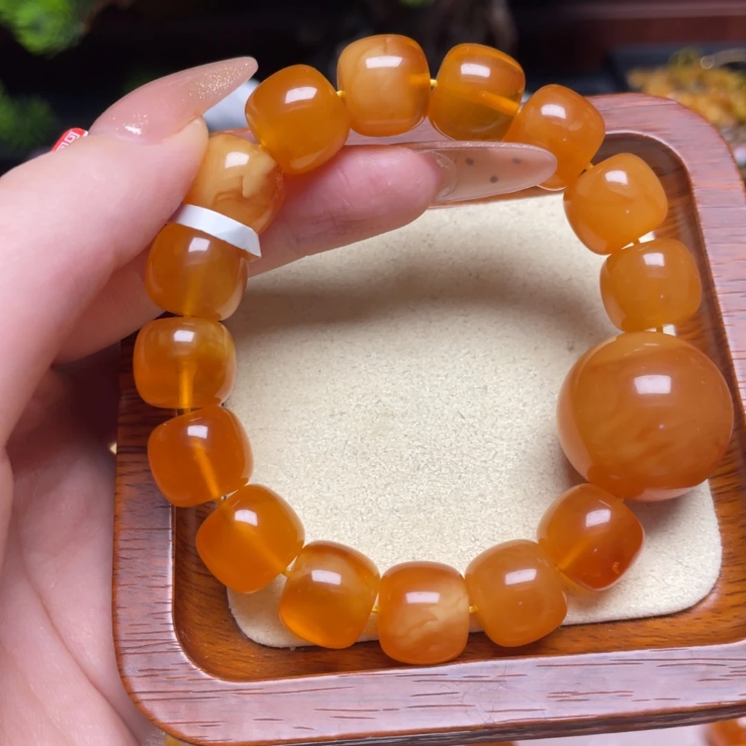 蜜蜡手链未镶嵌手串