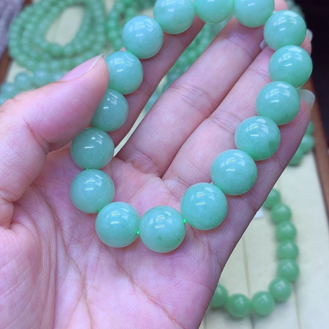 翡翠未镶嵌毛衣链30