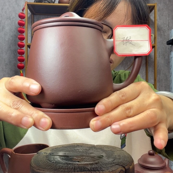 茶杯紫砂岁**好原矿紫砂杯
