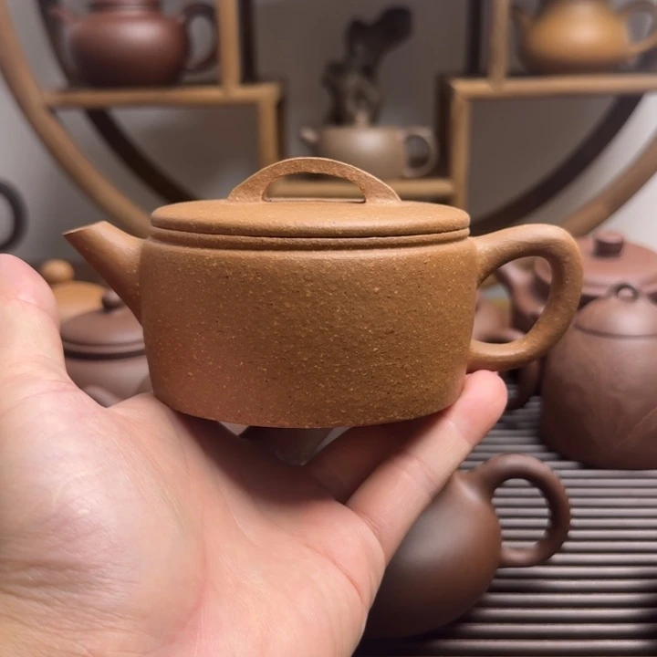 茶壶紫砂汉瓦200cc台西梨皮老段