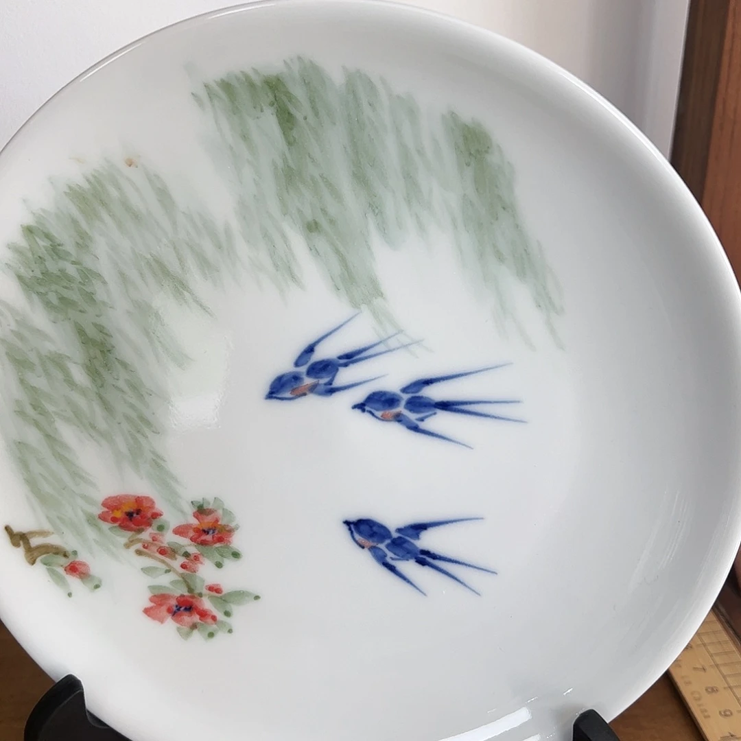 瓷片景德镇陶瓷手工手绘制作