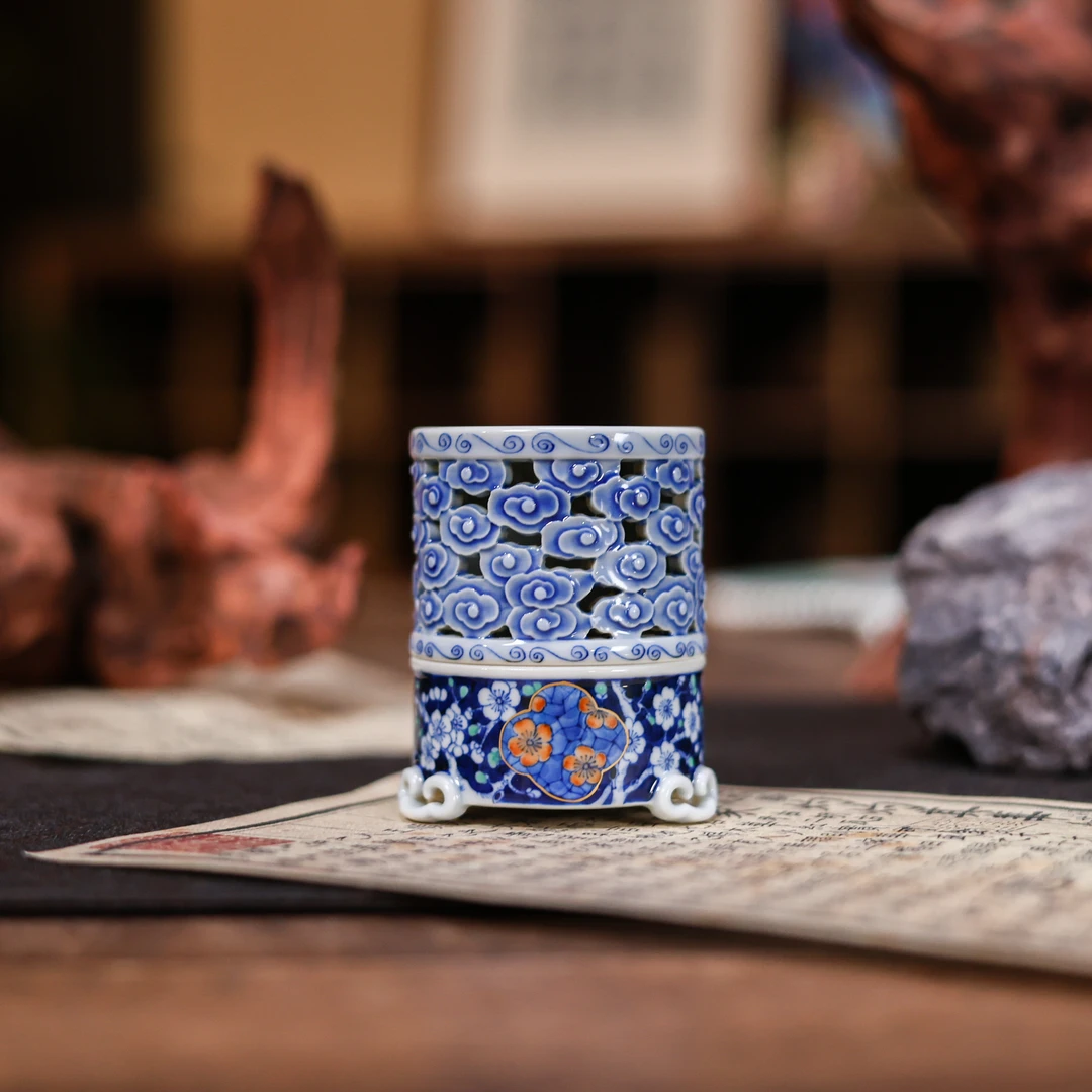 【三山拙垆】冰梅香炉-茶道（卓君S0296）