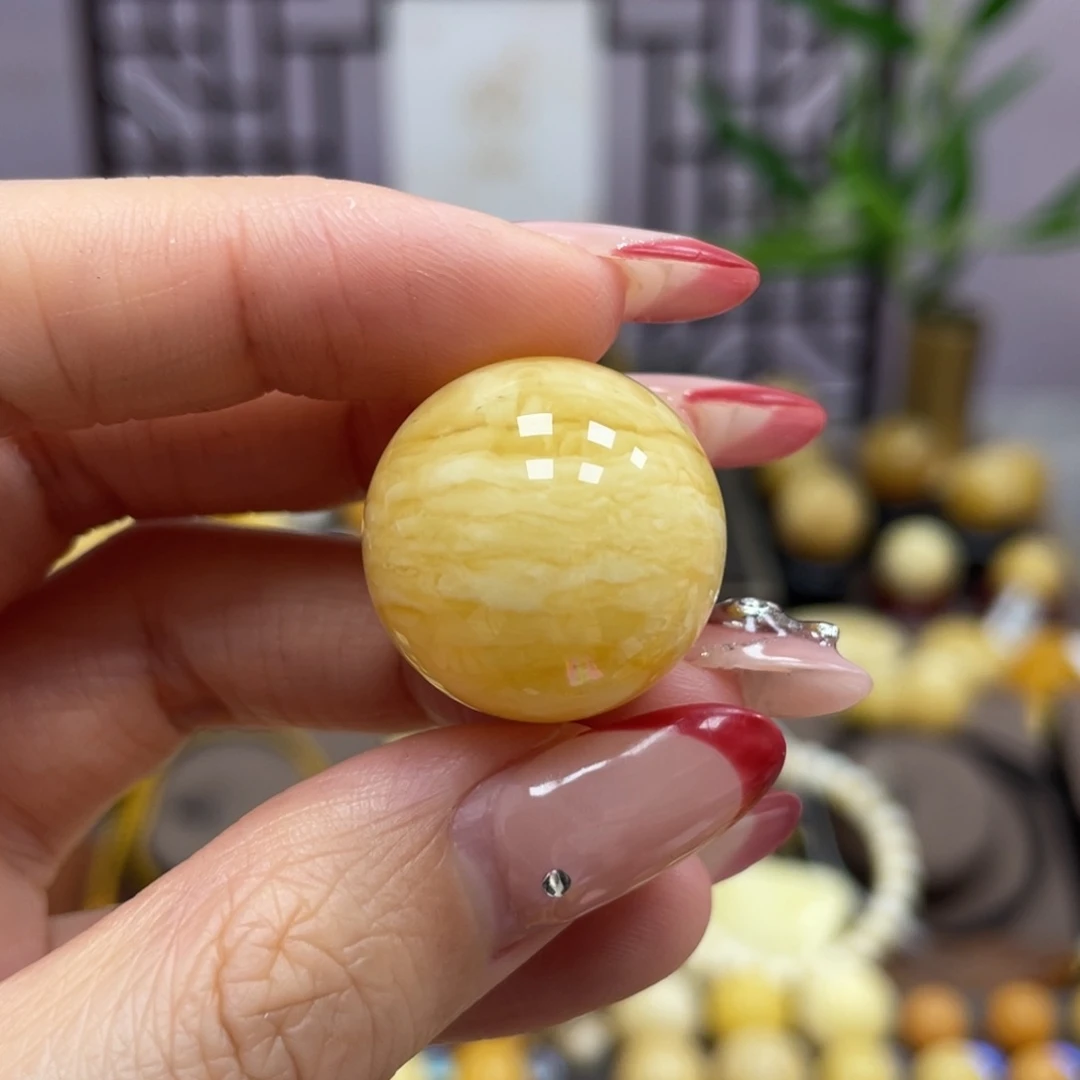 琥珀裸石未镶嵌21.2mm微瑕