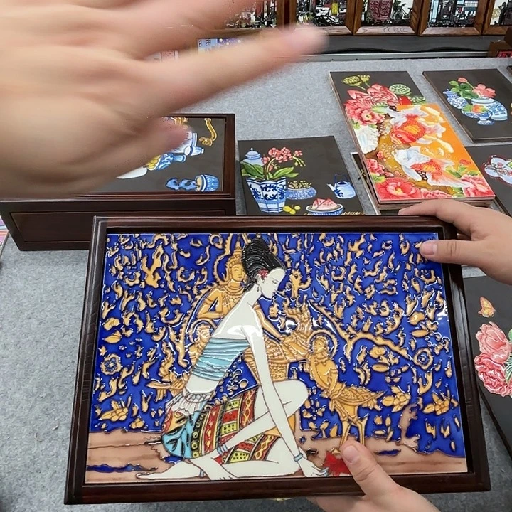 陶瓷板画20/30收纳盒双层