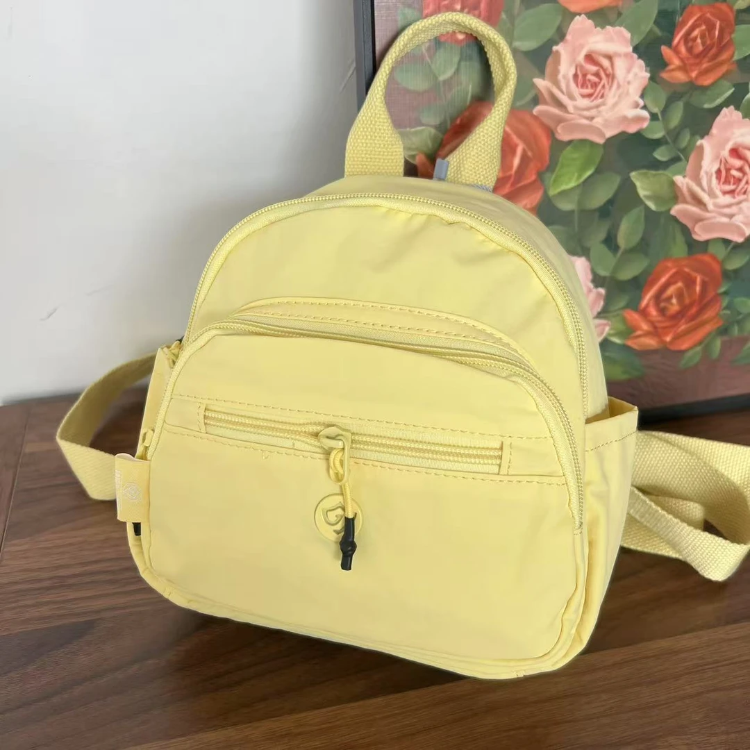 降落伞双肩包女2025新款时尚防水书包大容量双肩女士背包  V2-001