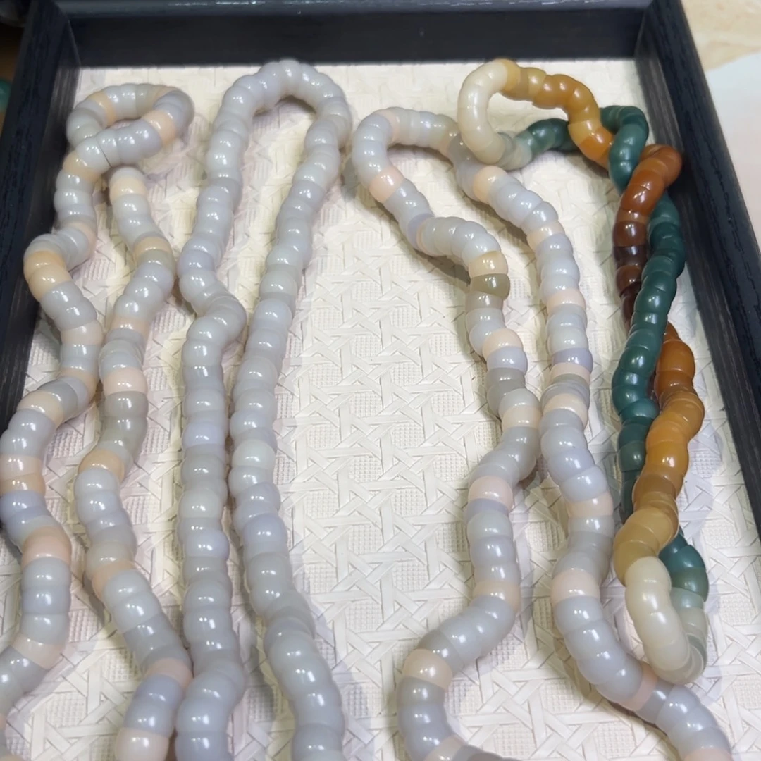 吊坠菩提根/象牙果108颗小肠卡1.微瑕