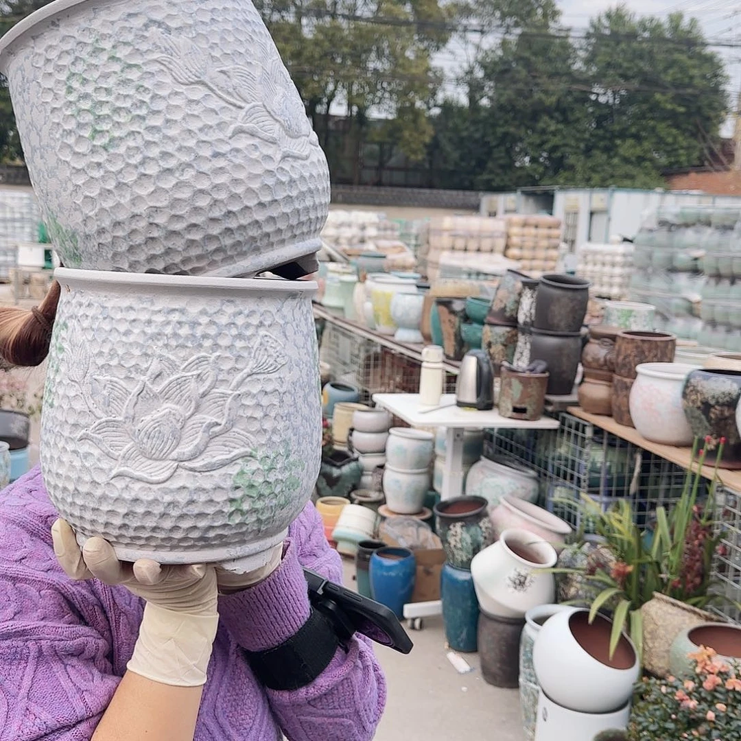 王嫂花盆1219-161高22口20