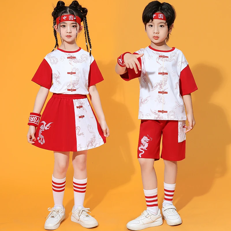 六一儿童表演中小学生中国风舞蹈服幼儿园男女童中国少年演出服