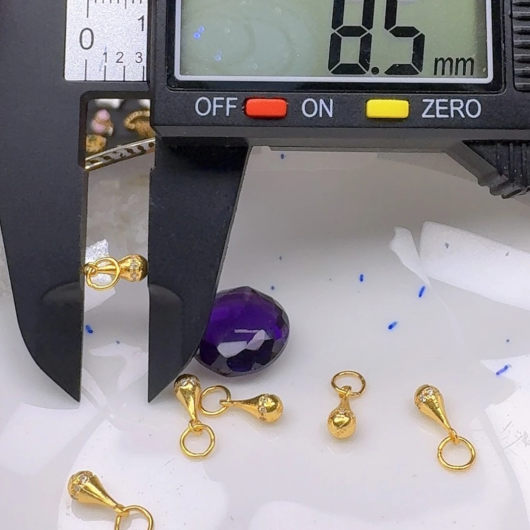 紫晶银S925镶嵌颈饰紫水晶925镶嵌53