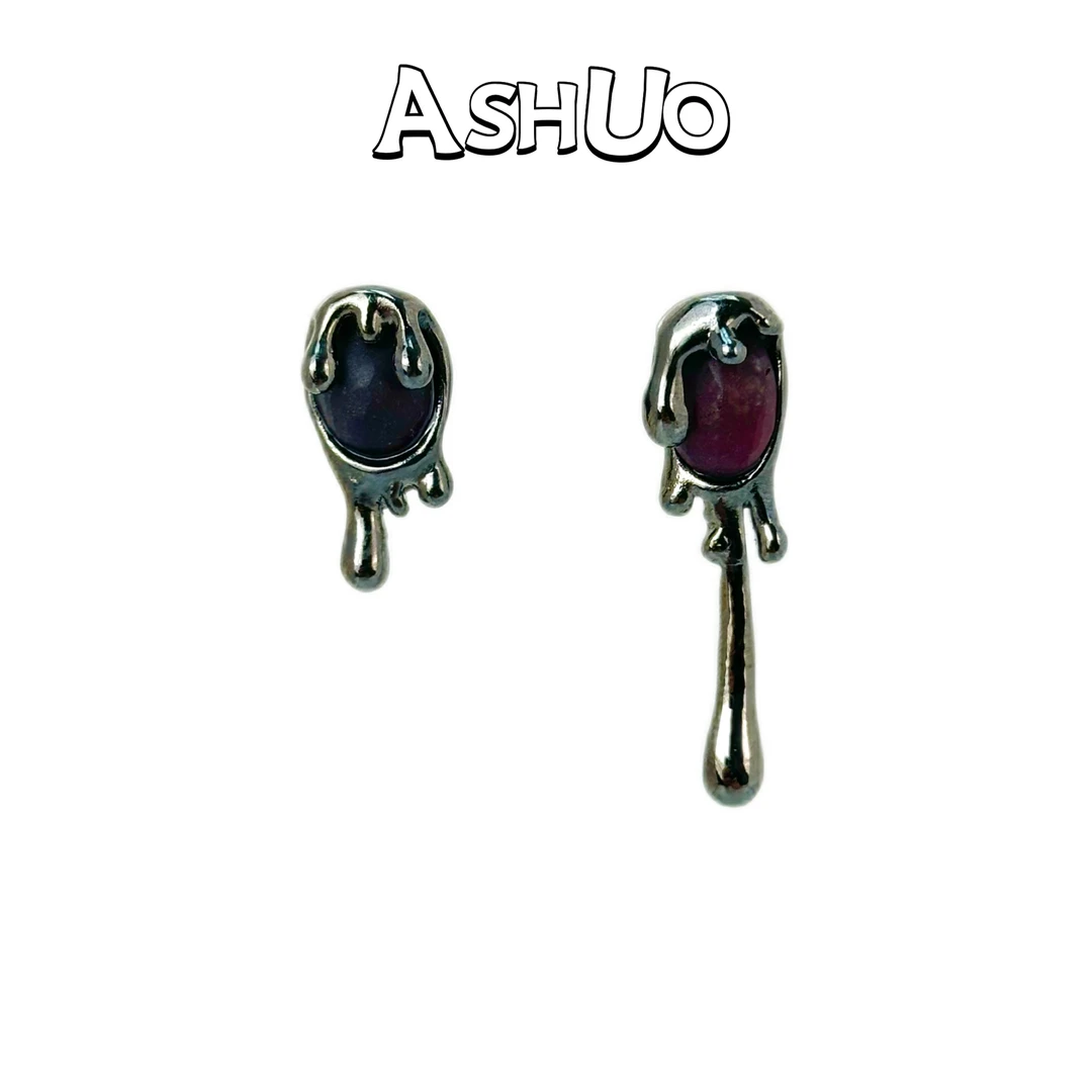 铜合金耳饰 阿烁中古 RockMe  as10493