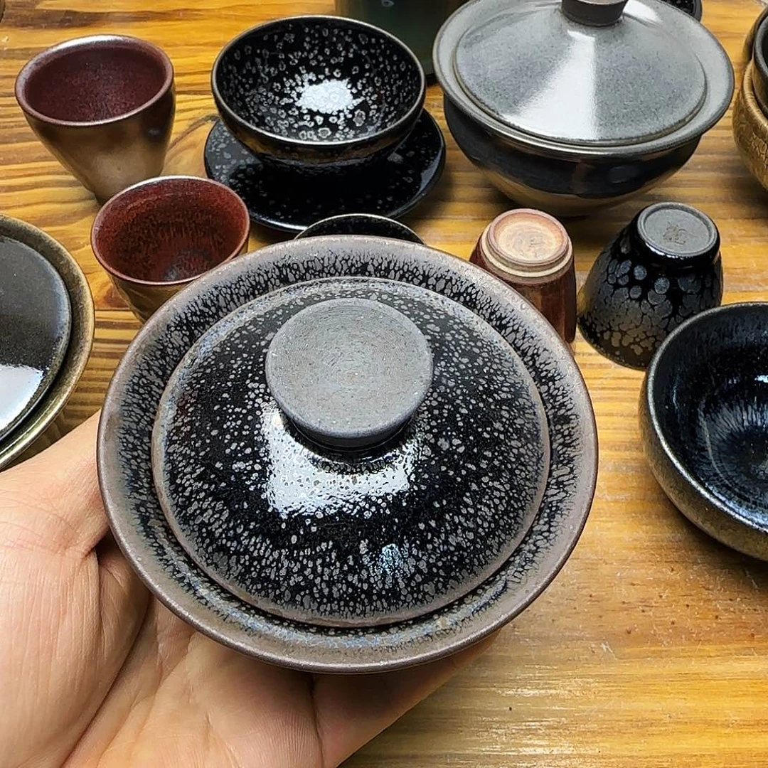 唐***人茶盏建窑建盏茶器