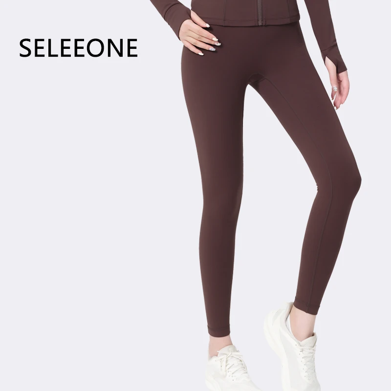【爆款】秋冬锦氨小暖绒瑜伽运动骑行显瘦瑜伽裤恒温保暖打底裤1611