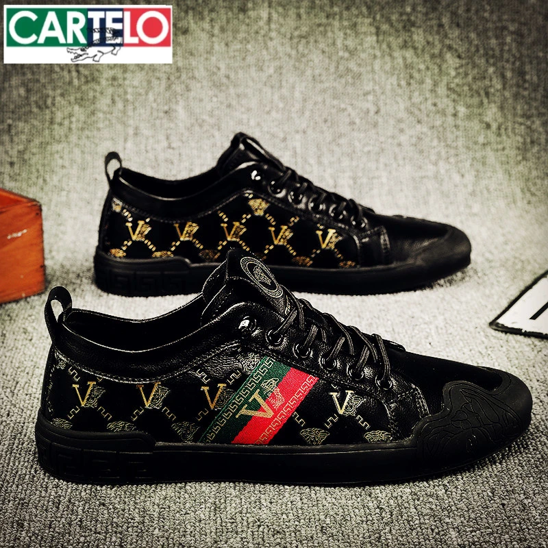 男士休闲板鞋子男款秋冬季2025新款网红爆款干净感痞帅男鞋豆豆鞋