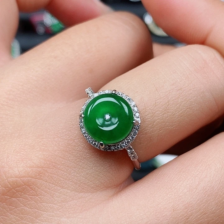 翡翠戒指未镶嵌戒指