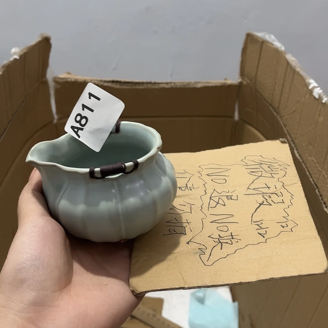 瓷片茶摆件工艺品摆件666