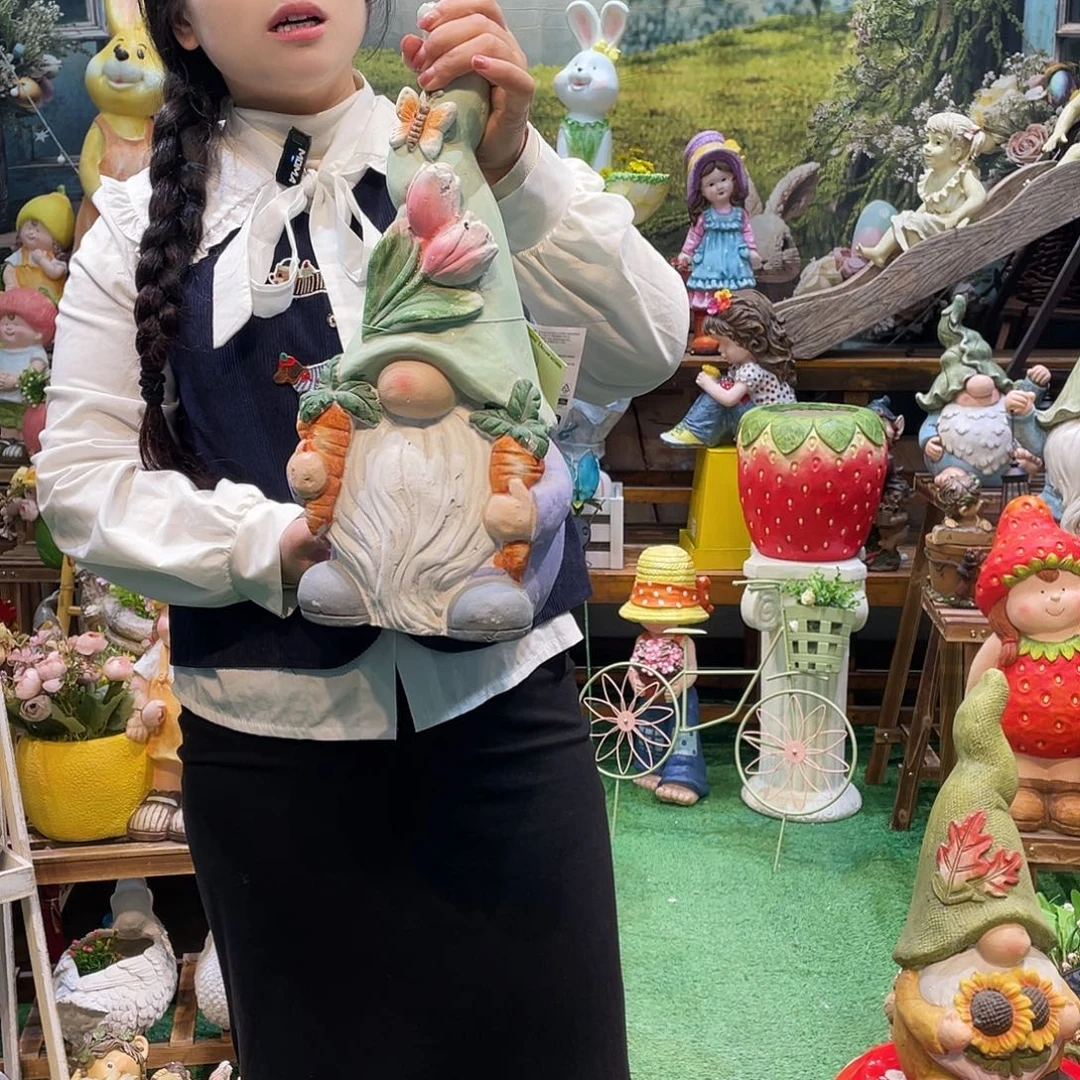 摆件微瑕花园摆件红红火火