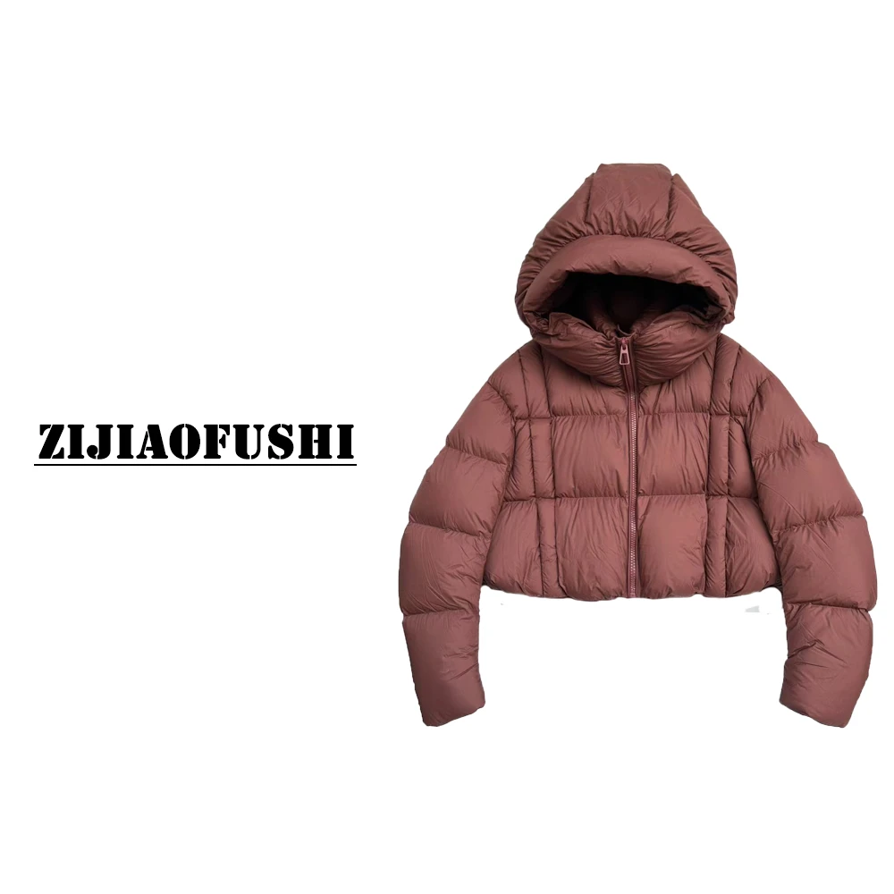 HLJ 紫娇服饰   ZK-81168  时尚百搭羽绒外套   5