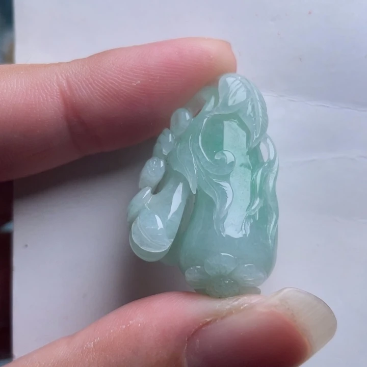 翡翠未镶嵌吊坠(不含链)翡翠