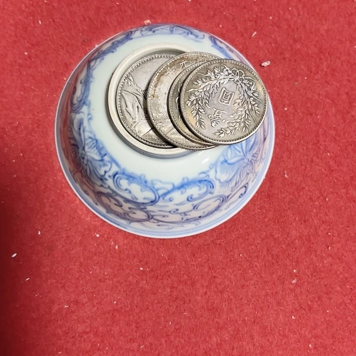 摆件?*儿陶瓷摆件不固定一个碗4个大头