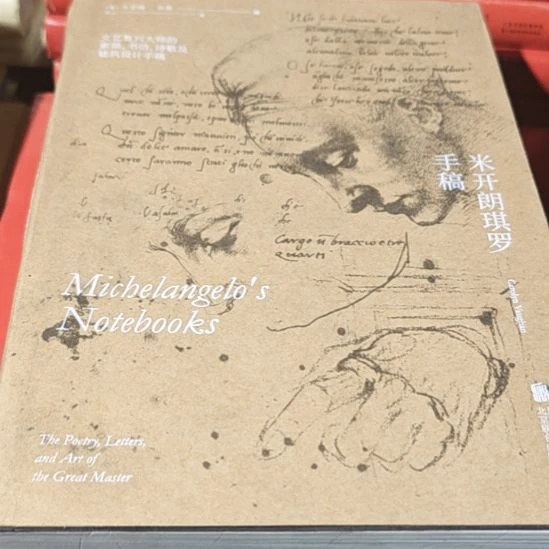 米开朗琪罗手稿，微瑕，务必塑封