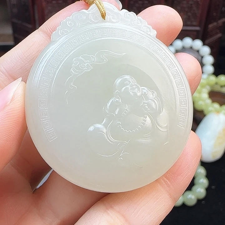 和田玉挂件未镶嵌定制发货