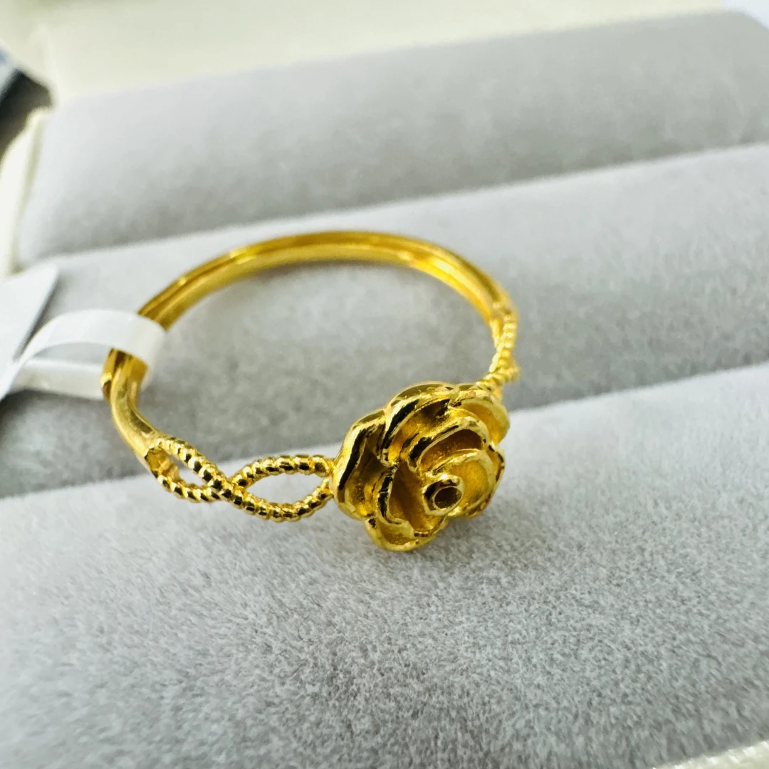 【夏夏专享】足金999饰品 时尚戒指 2.2 GP