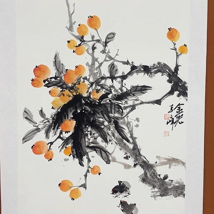 国画李文峰的画作