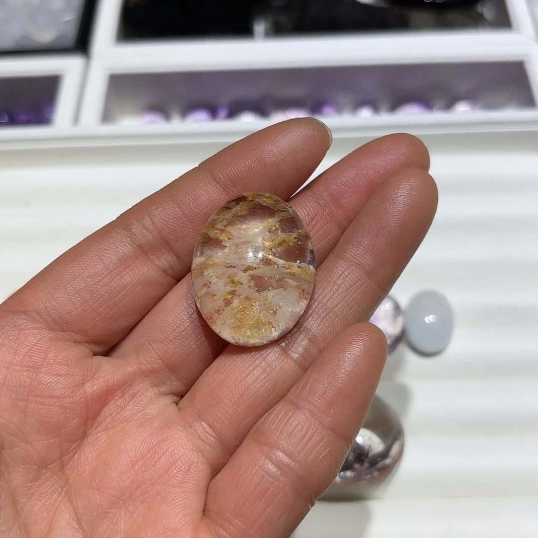 水晶吊坠(不含链)未镶嵌煎***面煎饺