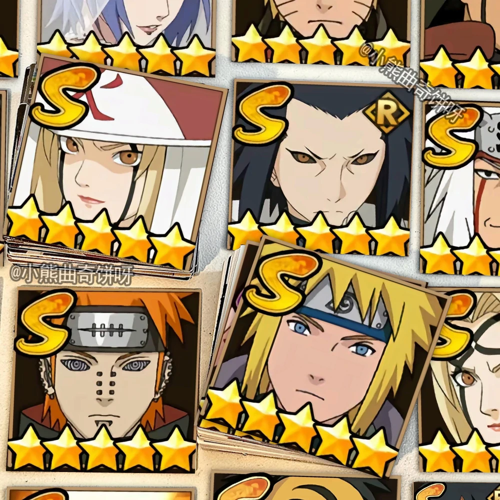 80张火影忍者图标贴纸夜凯天道超白奥义佐助鸣人卡卡西带土春野樱