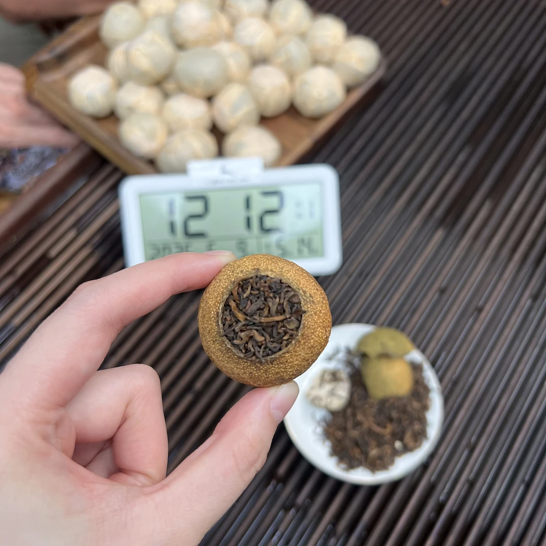 新会小青柑  小鹿收茶 新会柑普 熟普里料 6月9