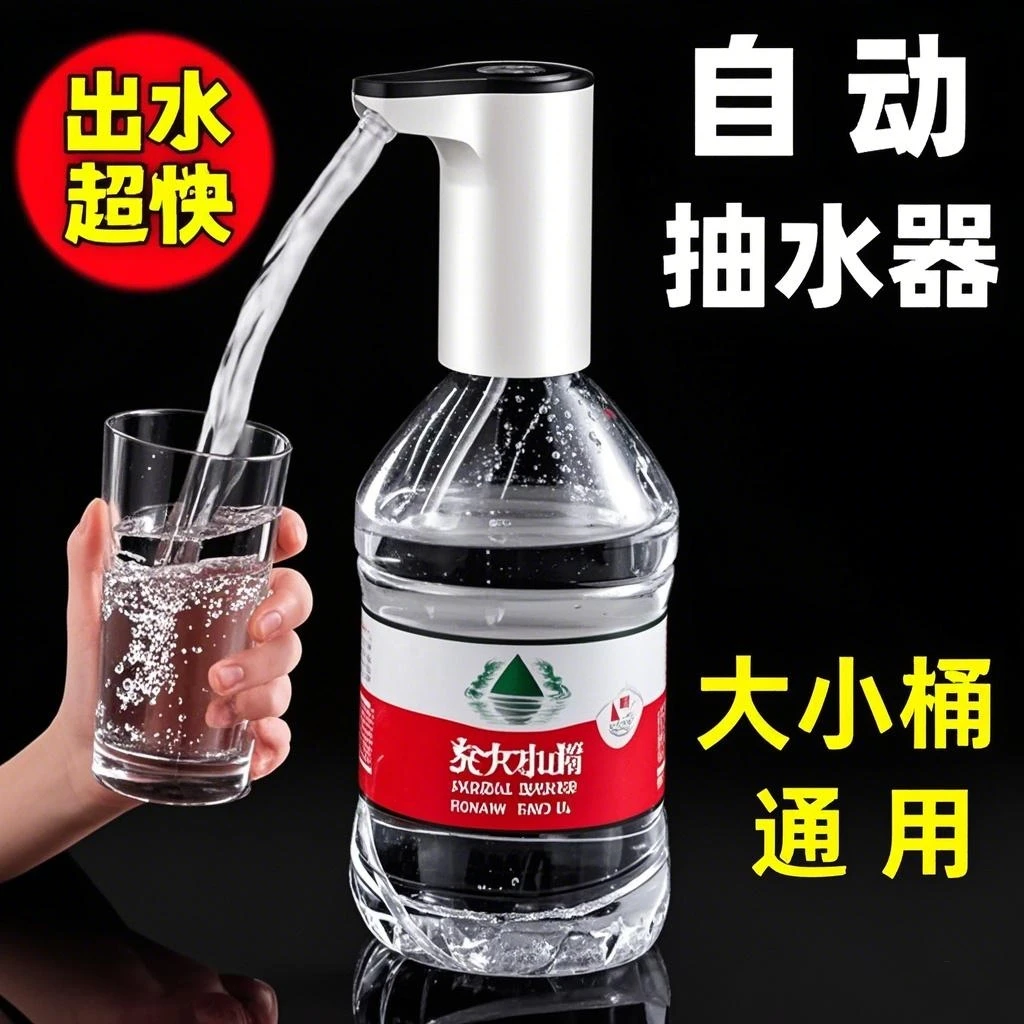 【新款】德国进口电动水桶抽水器通用家用饮水机全自动吸水理发器