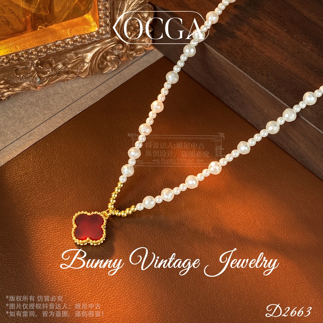 镀K金D2663 法★【新年愿景】春OCGA 欧斯伽斯 项链