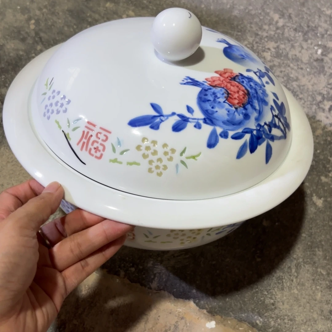 ~***~玉瓷景德镇陶瓷品锅微瑕一个