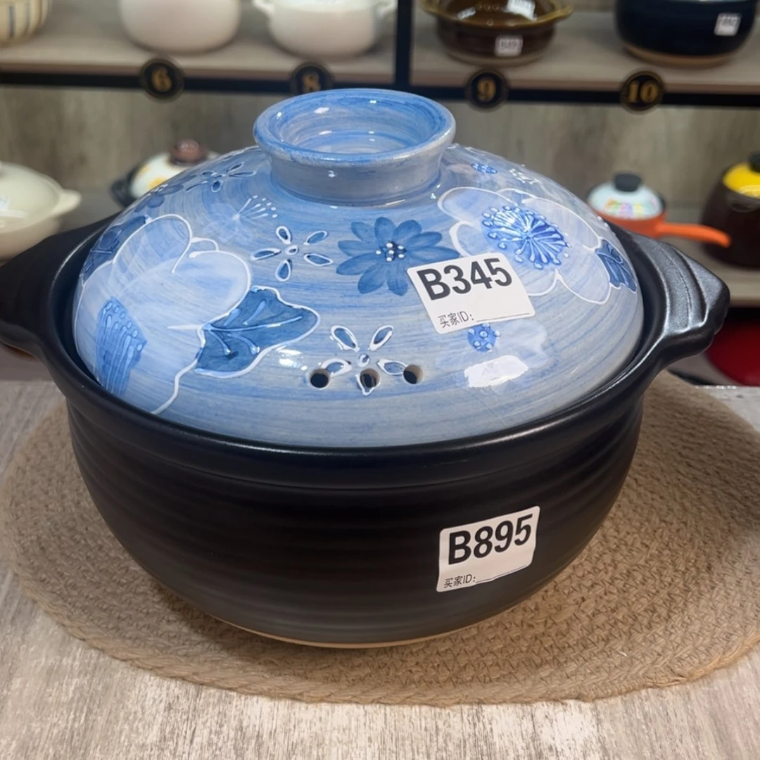 【闪购商品】4升粗陶砂锅微瑕疵品895