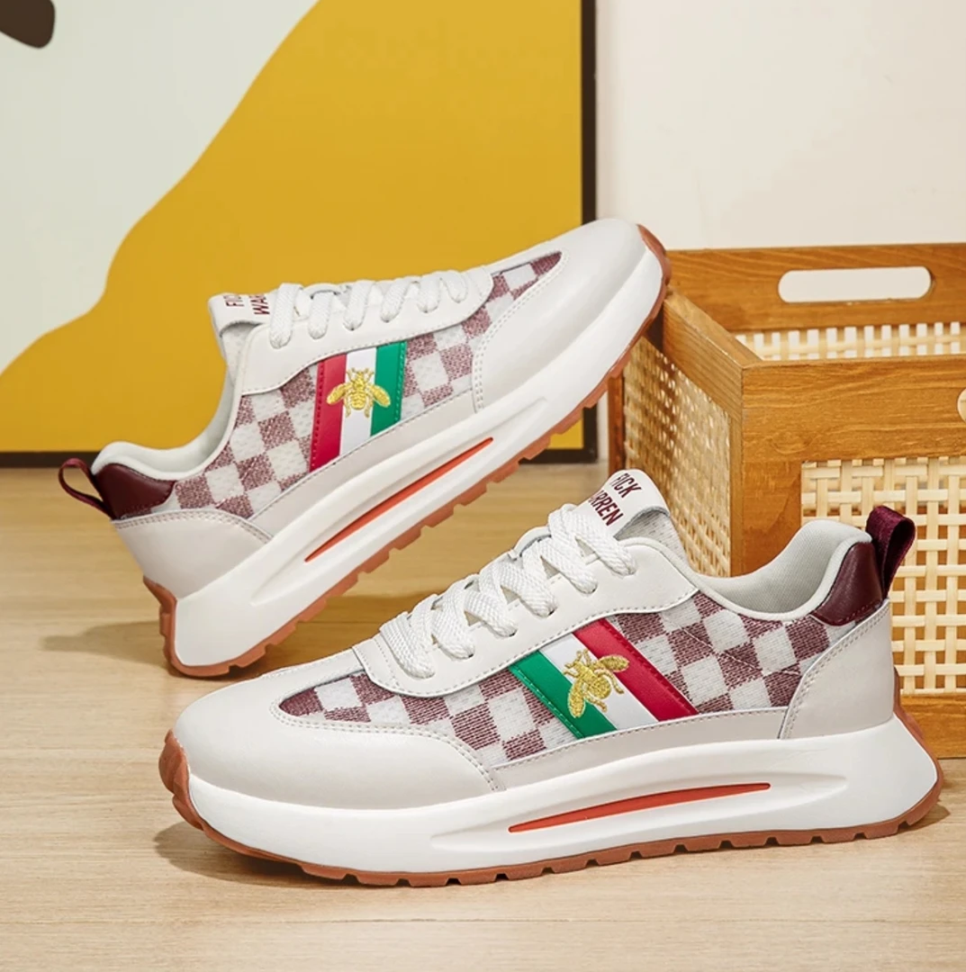 男鞋凯利小蜜蜂轻奢时尚潮流透气减震强化避震运动休闲鞋夏季潮鞋