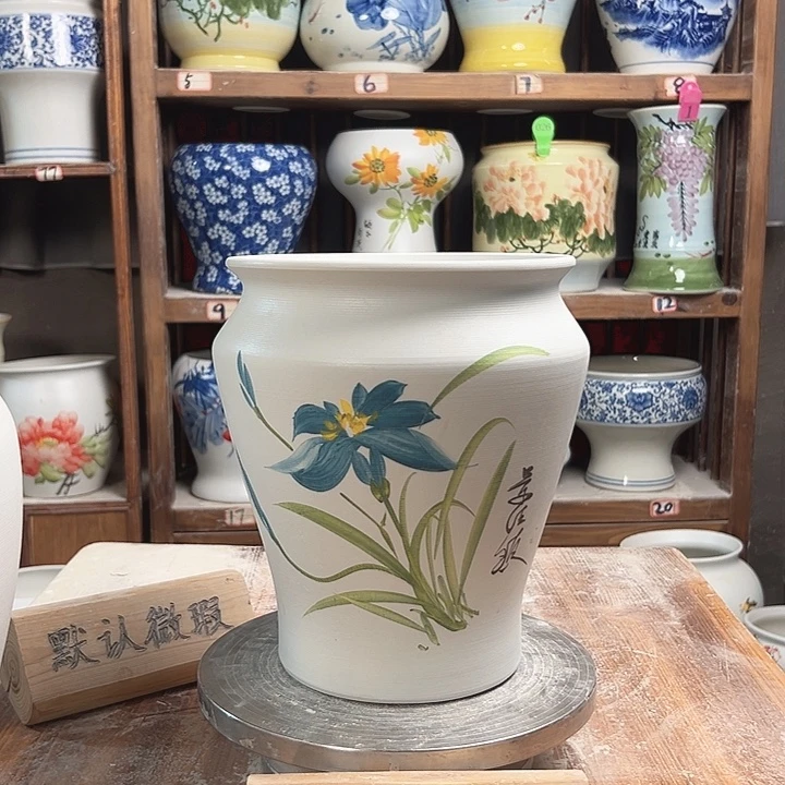 小脚玉兰新款新款陶瓷陶瓷陶瓷