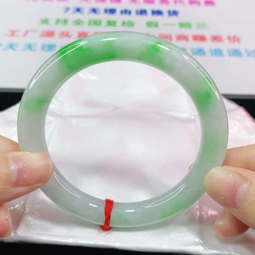 未镶嵌手镯翡翠57.6圆条