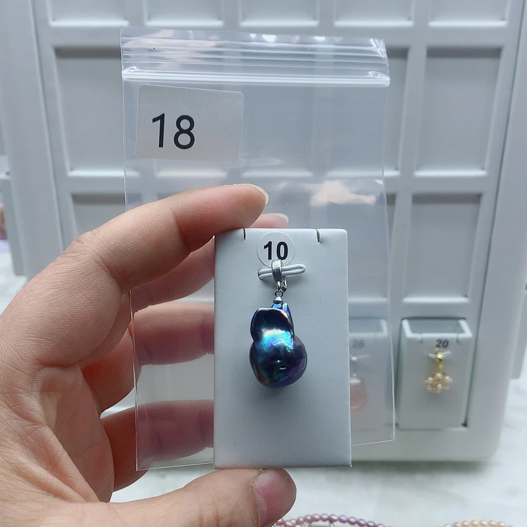 吊坠(不含链)淡水珍珠合金