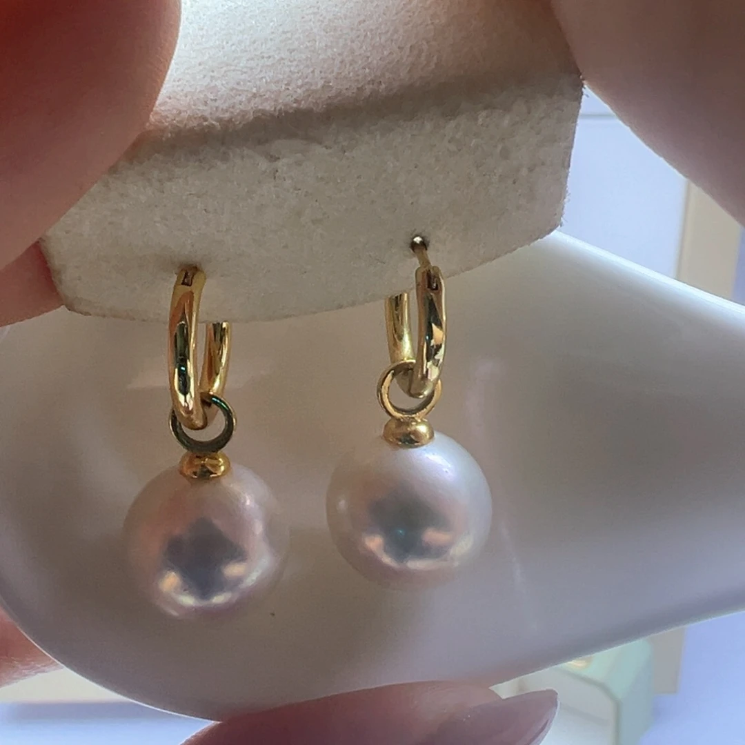 未镶嵌淡水珍珠耳饰