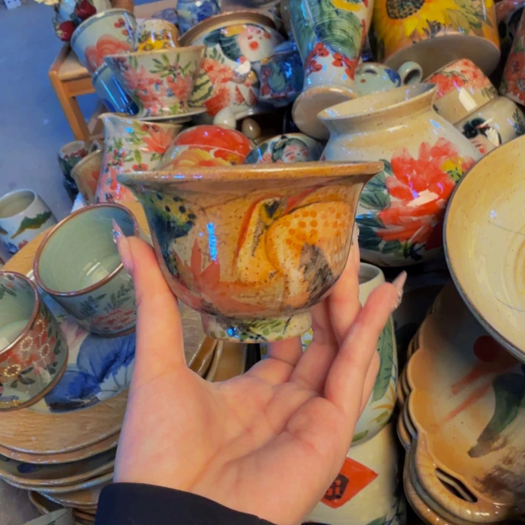 瓷片景德镇陶瓷手工手绘