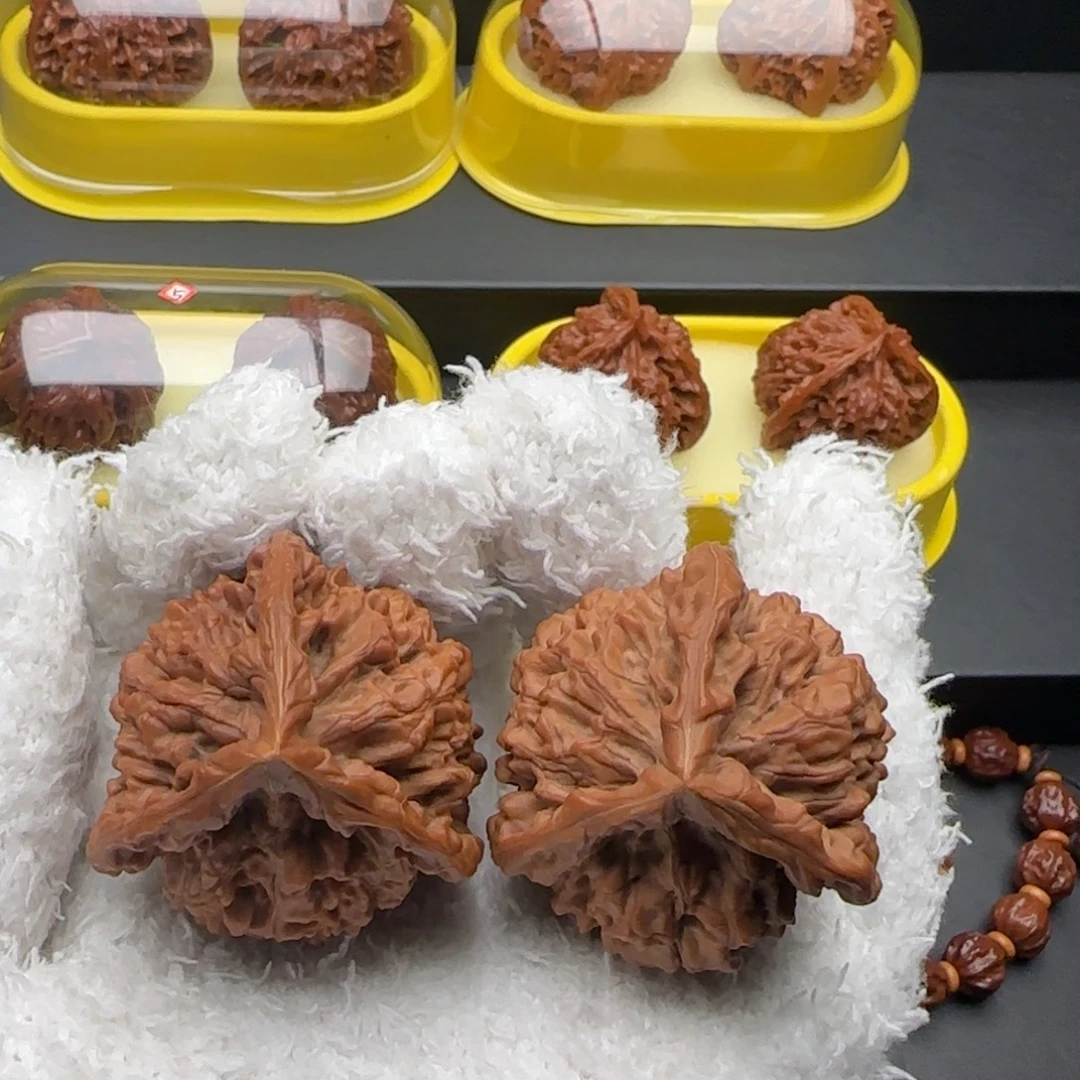 文玩核桃把件官帽奔全45