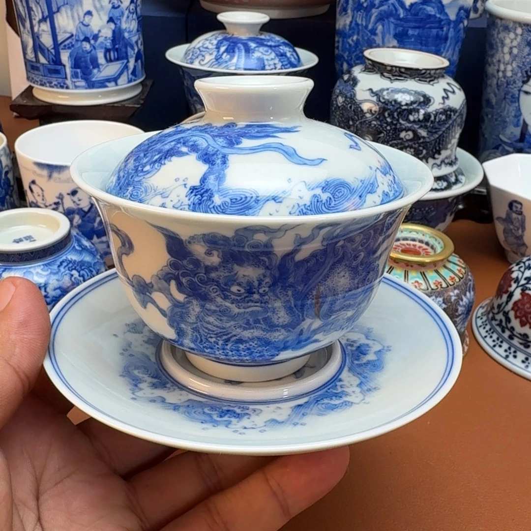 ****寶杯子景德镇全手工手绘陶瓷