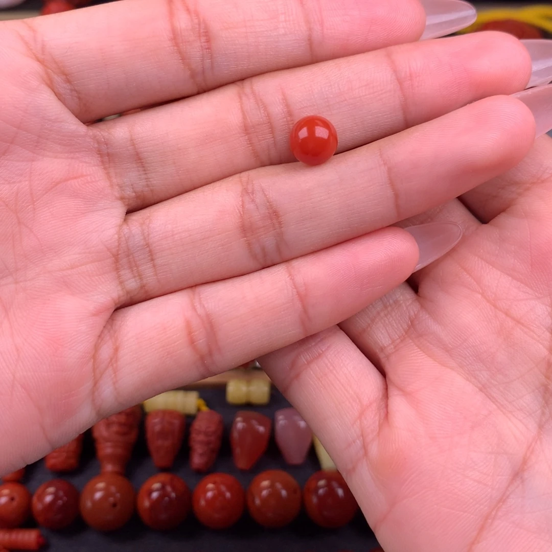 南红玛瑙未镶嵌圆珠8