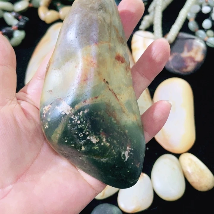 和田玉（糖玉）未镶嵌车挂