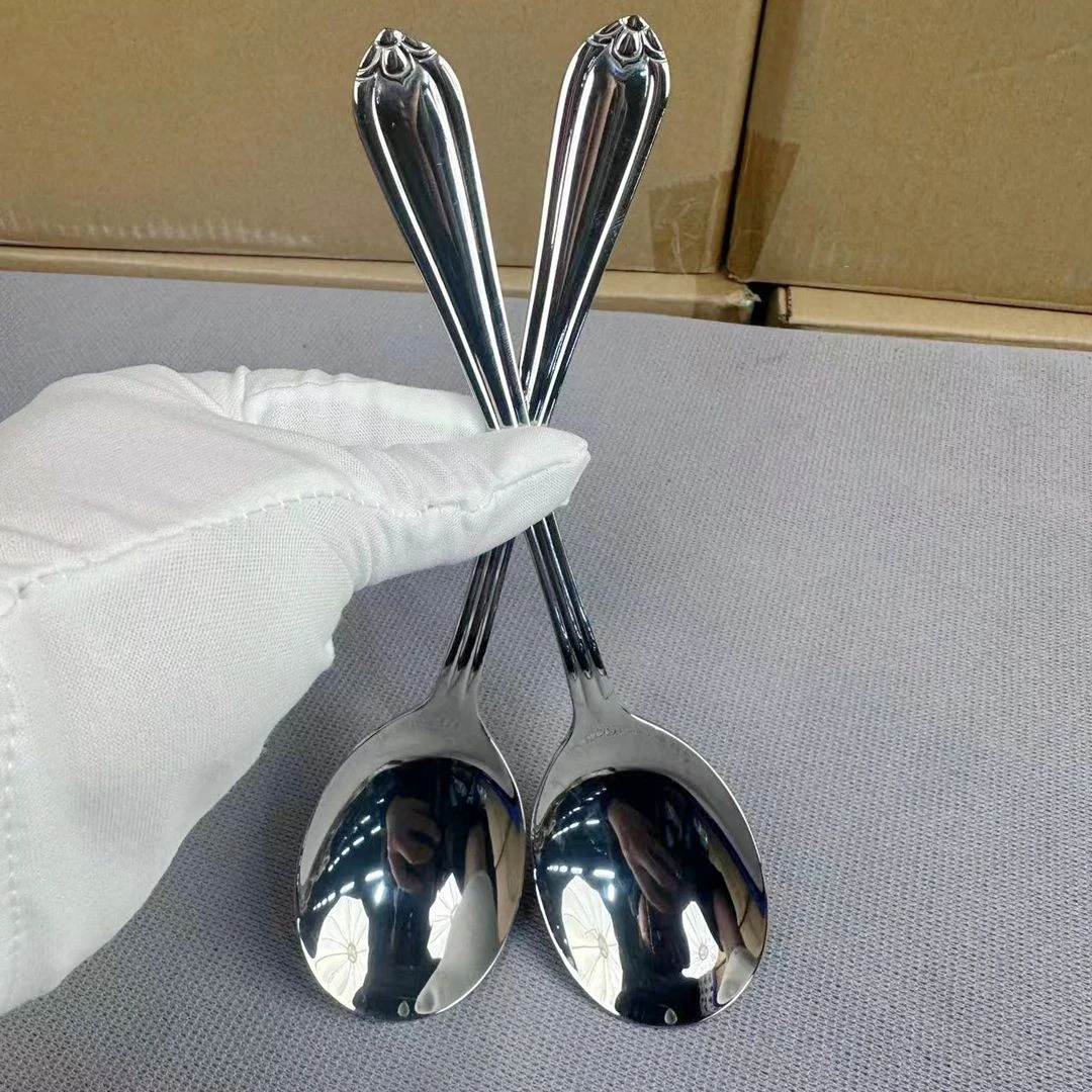 （拍一发二）特厚款公用勺加厚长柄汤勺分餐勺大号款式随机发