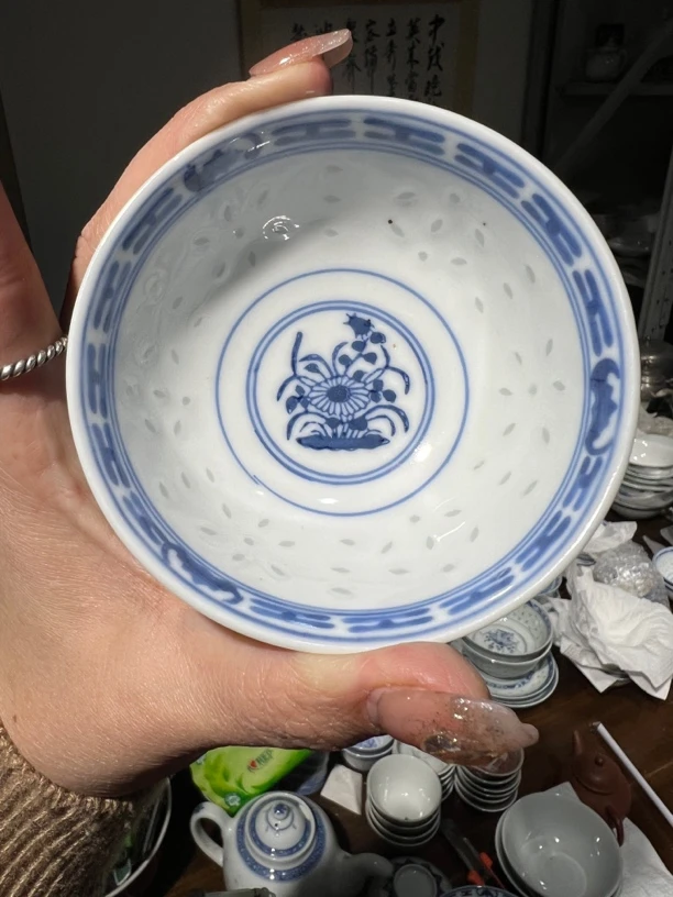 景德镇9⃣️公分茶盏一对