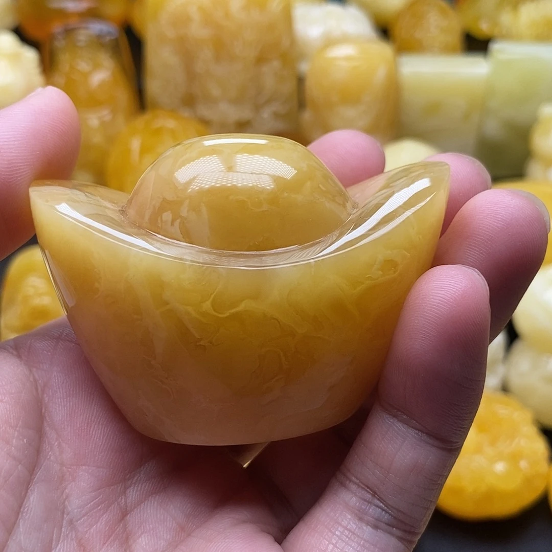 琥珀颈饰未镶嵌琥珀蜜蜡吊坠