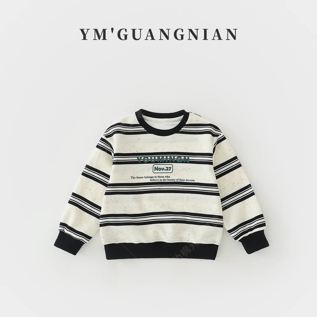 【幼棉光年】春季印花圆领卫衣儿童休闲宽松百搭2201167